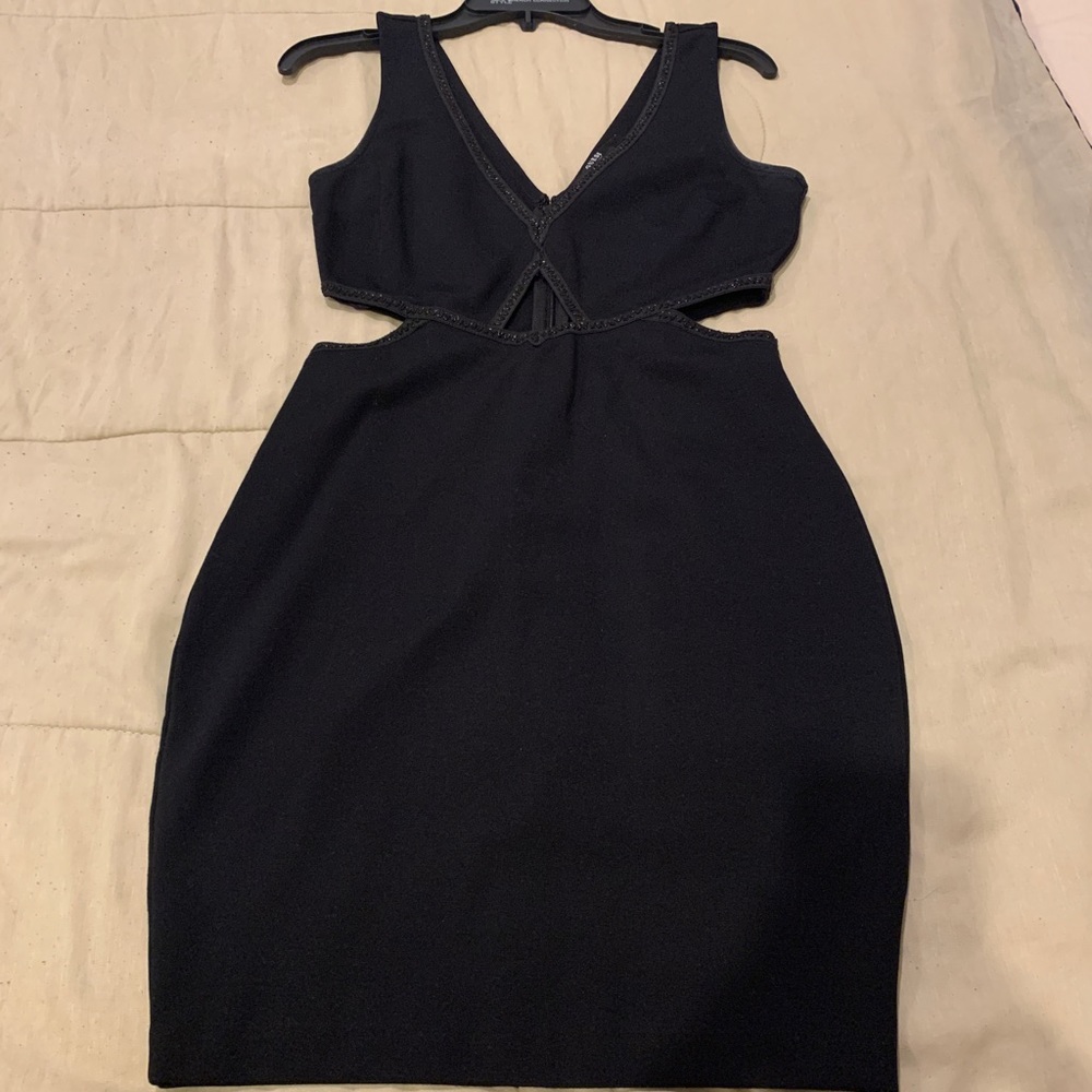 Guess Cut Out Black Dress